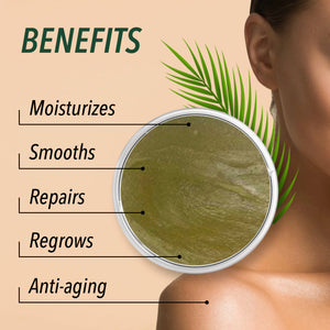MillonEssentials 8 oz. Organic Batana Oil Cream for Skin Care & Hair Growth – Nourishing & Moisturizing from Honduras – Natural Hair Shine for Men & Women - Protects Dry Skin & Hair Loss